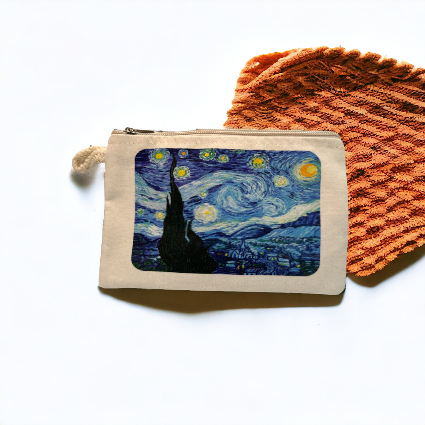 Starry Night Printed Canvas Wallets
