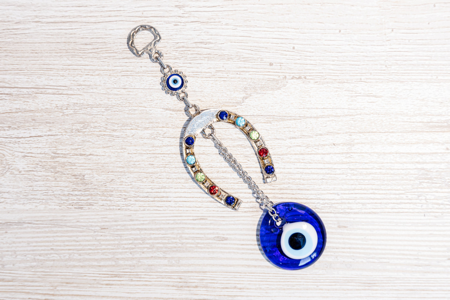 Handmade Evil Eye Wall Decorations Lucky Horseshoe