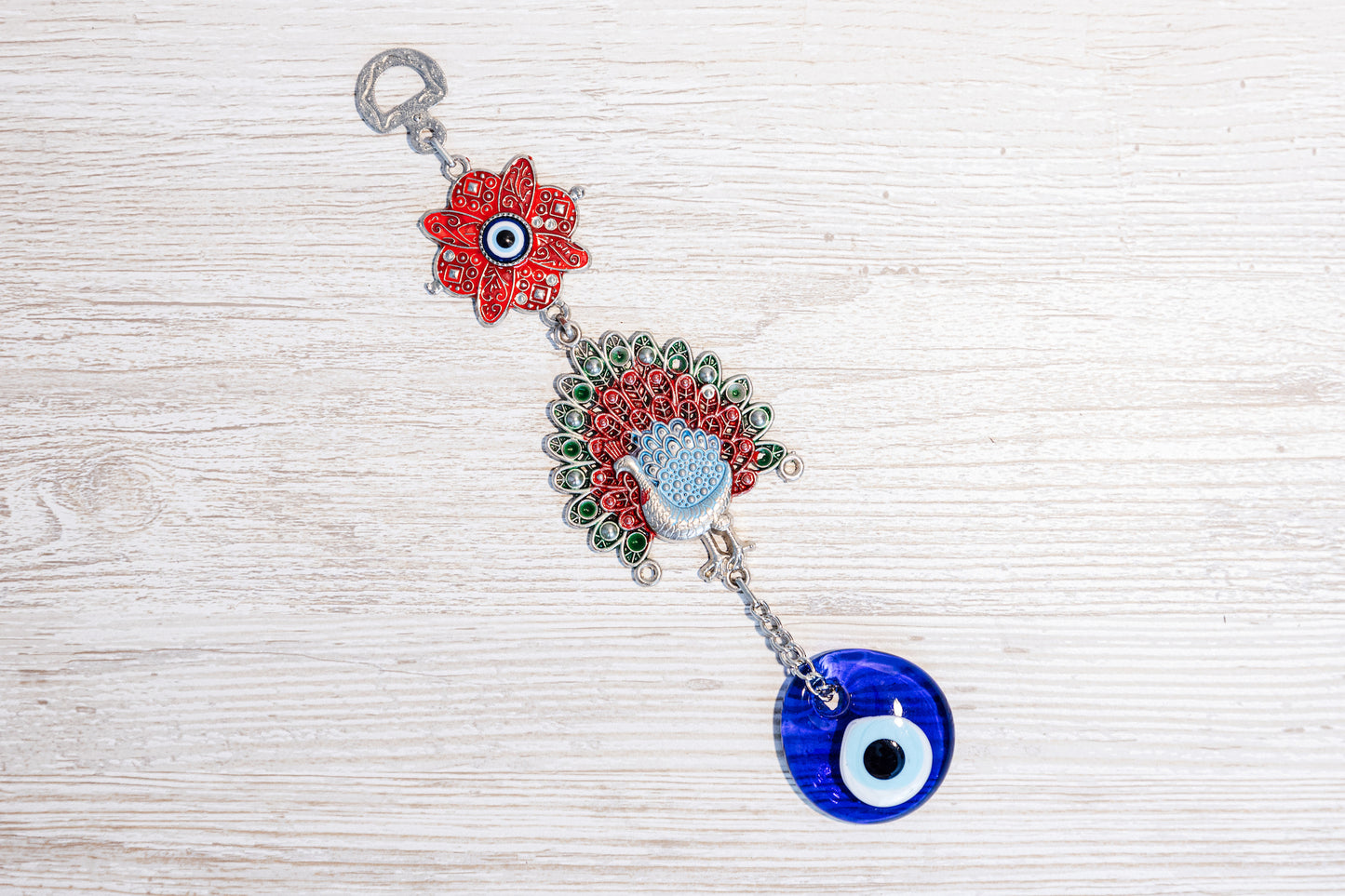 Handmade Evil Eye Wall Decorations Peacock