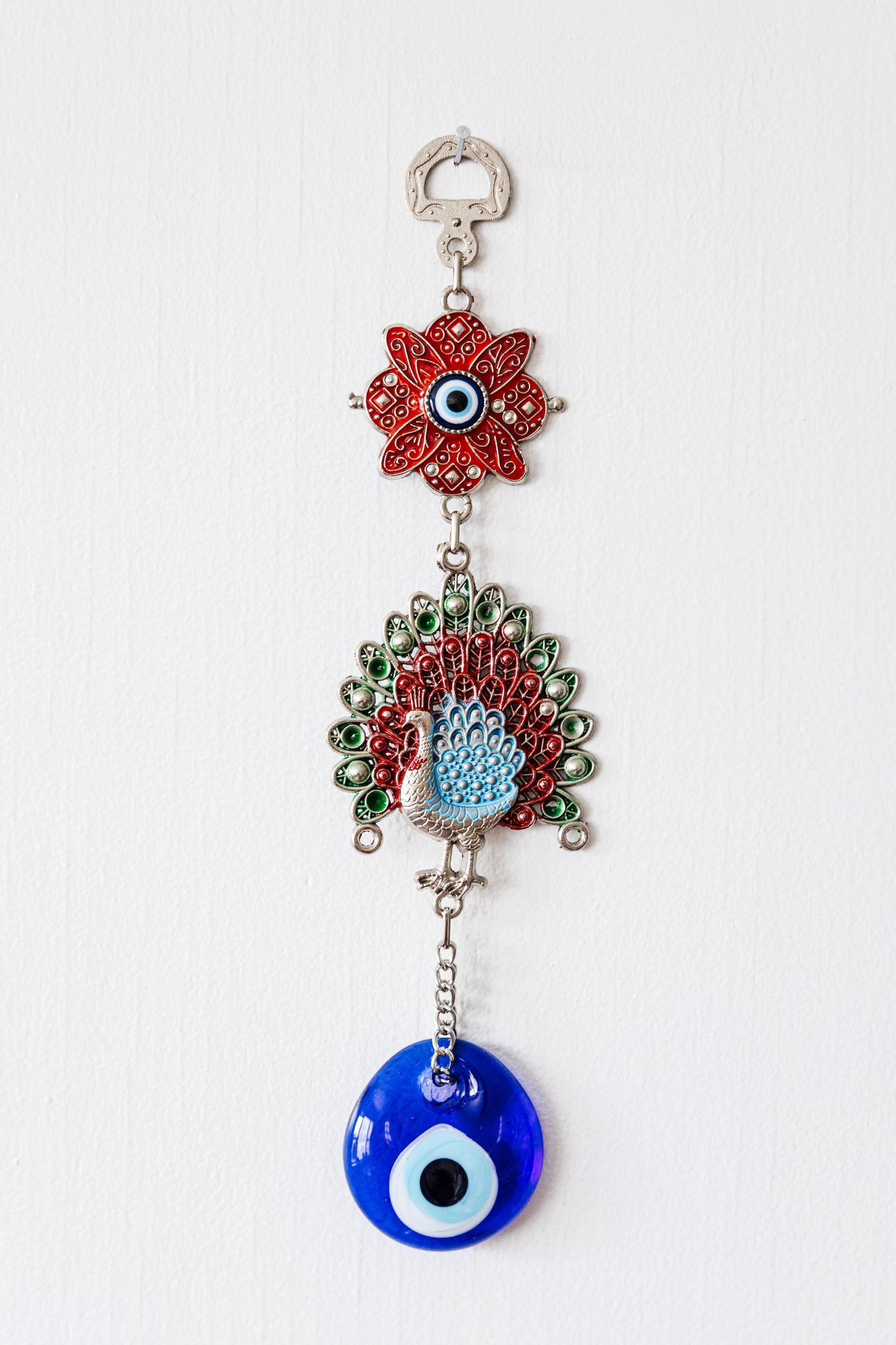 Handmade Evil Eye Wall Decorations Peacock