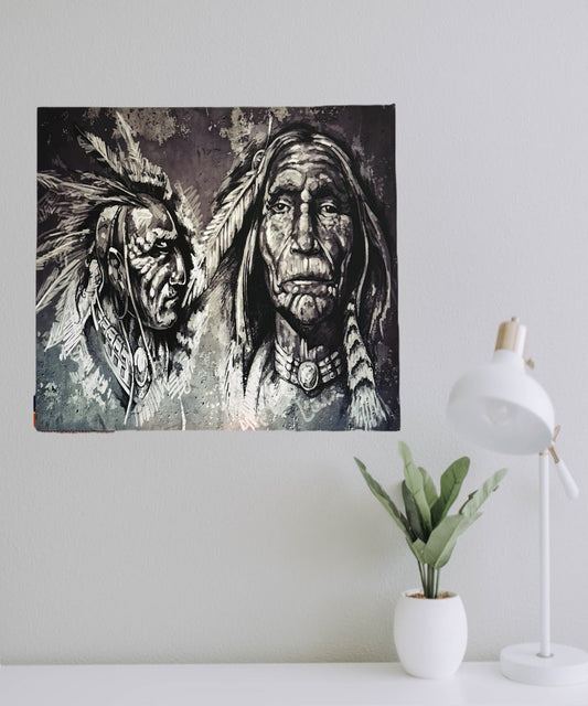 Canvas Print Wall Art American Indians