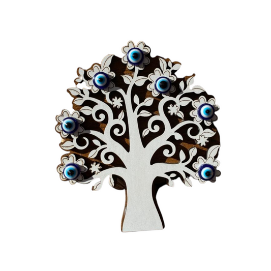 Hand Themed Wooden Magnet The Life of Tree