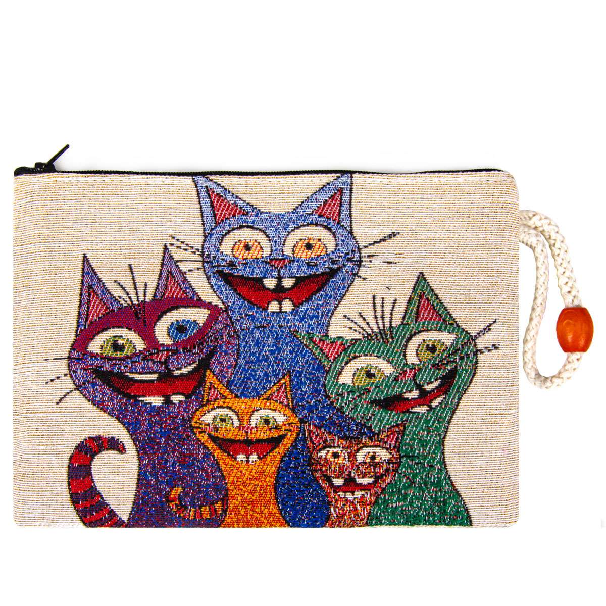 Authentic Tapestry Cat Pattern Wallet