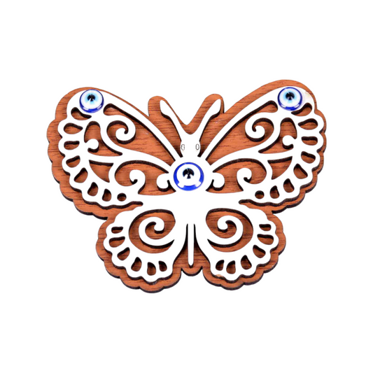 Hand Themed Wooden Magnet Butterfly