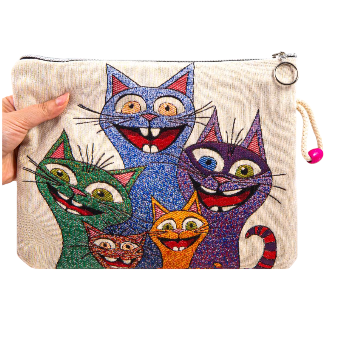 Authentic Tapestry Ethnic Style Bag Cat