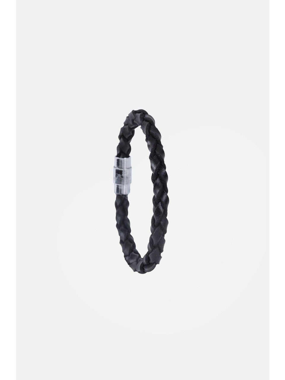Braided Leather Bracelet Black