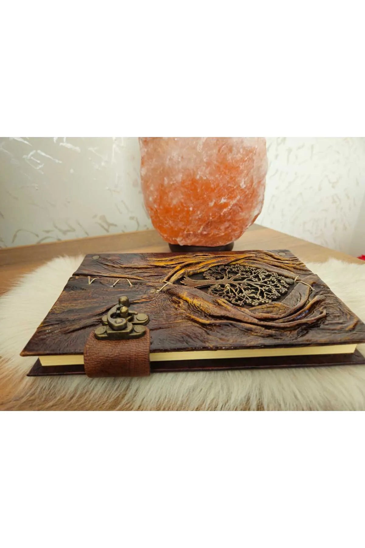 Handmade Leather Journal Life Tree of Life Brown