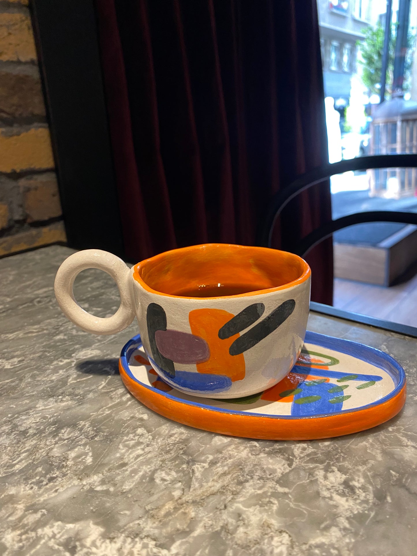 Handmade Pottery Tea coffee Mug Cup Sets